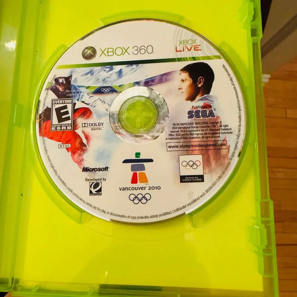 Set of 5 XBOX 360 Video Games Madden NHL FIFA SOCCER NBA Olympic Vancouver